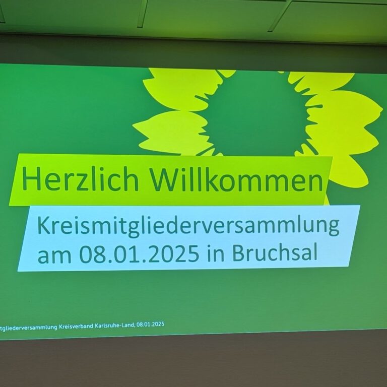Kreismitgliederversammlung des Kreisverbands Karlsruhe-Land