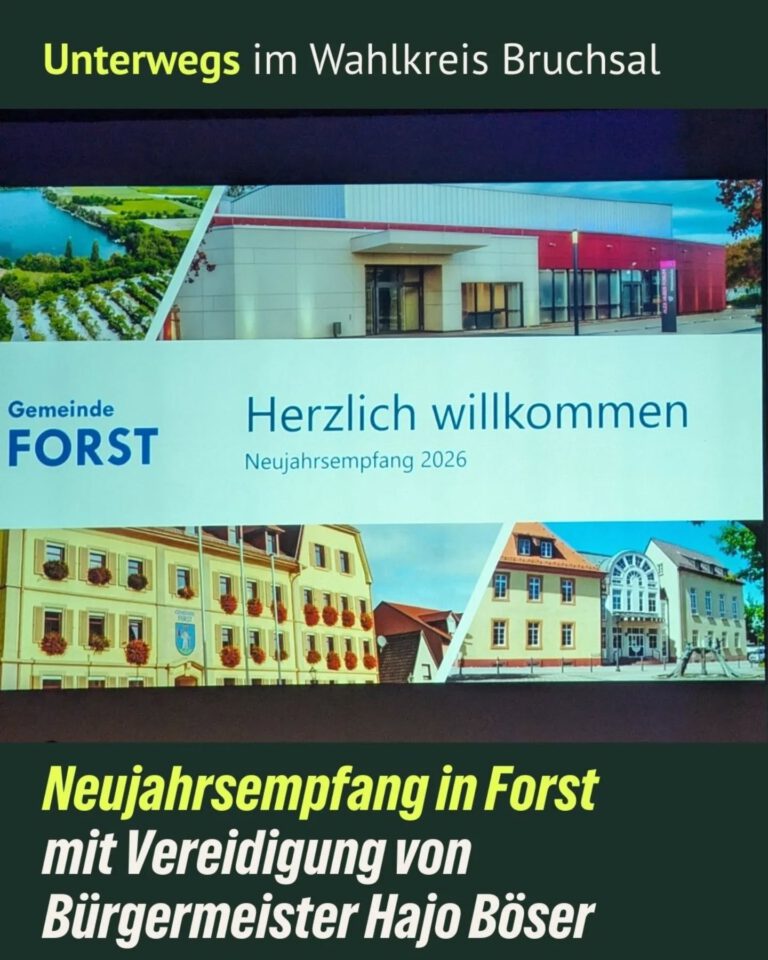 Neujahrsempfang in Forst