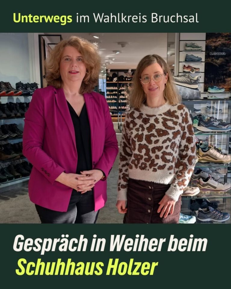 Besuch bei der Schuhhandlung Holzer