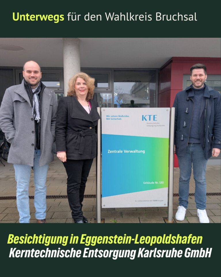 Besichtigung in Eggenstein-Leopoldshafen – Kerntechnische Entsorgung Karlsruhe GmbH